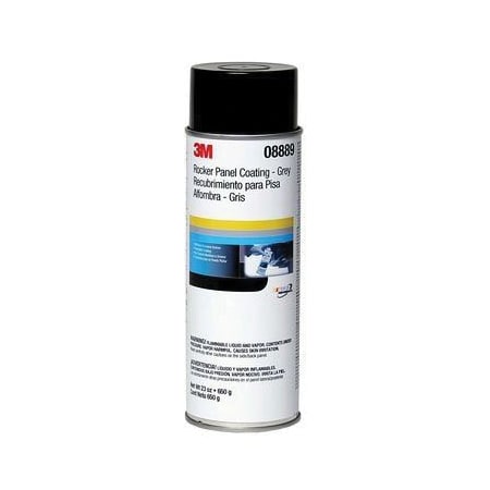 3M 3M Rocker Panel Coating - Grey, 08889, 23 oz Net Wt / 650g, Can 7100177460